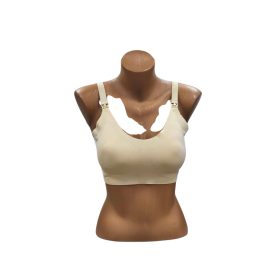   Ouno V492 - Szivacsos Lézervágott Szoptatós Melltartó Drapp(nagy méret)