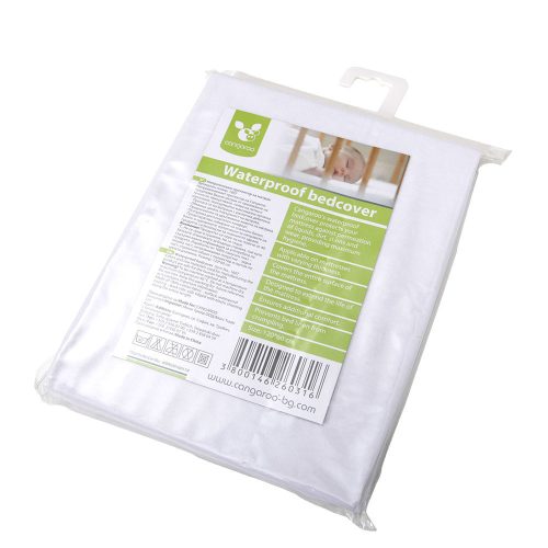 CANGAROO Matracvédő lepedő 60x120cm két rétegű FEHÉR – 1. kép