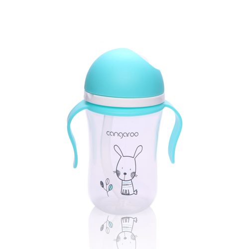 Cangaroo Cup bunny pohár 300ml kék – Zsebi Baba Shop