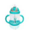 BOO itatópohár szívószállal, fogantyúval 280ml KÉK – Zsebi Baba Shop