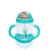 BOO itatópohár szívószállal, fogantyúval 280ml KÉK – Zsebi Baba Shop