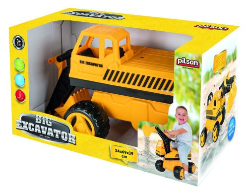 Pilsan traktor BIG EXCAVATOR sárga – Zsebi Baba Shop