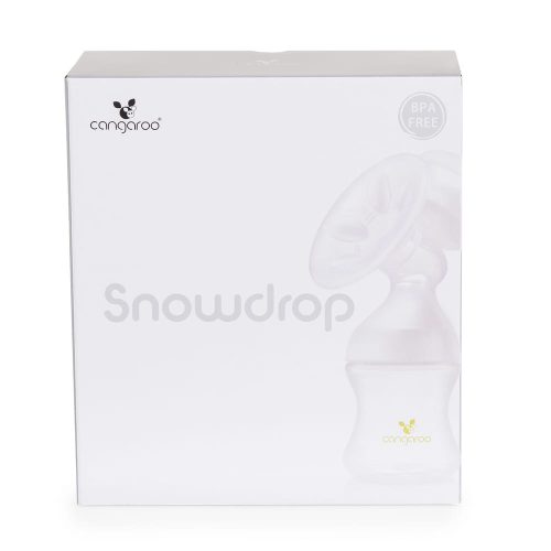 Cangaroo Snowdrop manuális mellszívó 1 cumisüveggel fehér