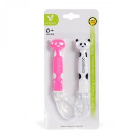 Cangaroo SZILIKON kanál szett 2dbos Panda PINK – Zsebi Baba Shop