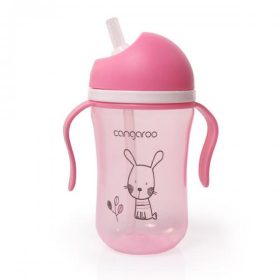 Cangaroo Cup bunny pohár 300ml pink – Zsebi Baba Shop