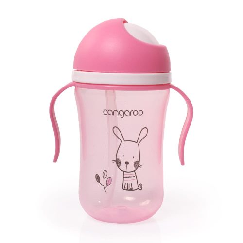 Cangaroo Cup bunny pohár 300ml pink – Zsebi Baba Shop