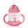 BOO itatópohár szívószállal, fogantyúval 280ml PINK – Zsebi Baba Shop