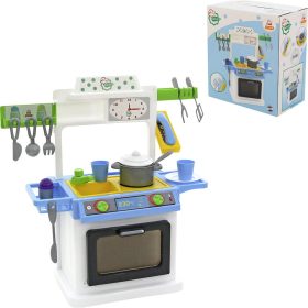 Polesie Toys  konyha natura sütővel, 57 cm FEHÉR – Zsebi Baba Shop