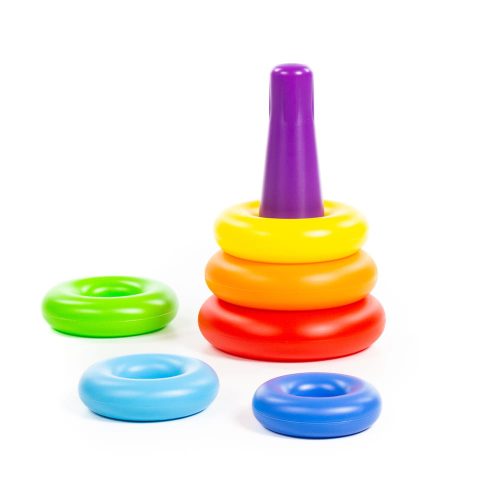 Polesie Toys  karikatorony montessori, műanyag SZÍNES – Zsebi Baba Shop