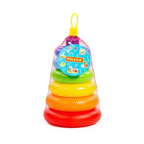 Polesie Toys  karikatorony montessori, műanyag SZÍNES – Zsebi Baba Shop