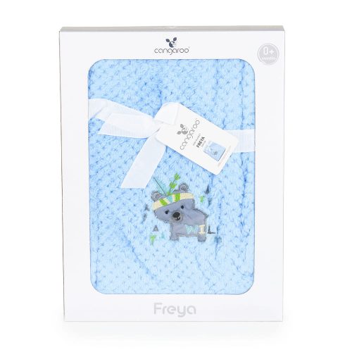 Cangaroo Freya baba takaró maci KÉK – babatermék 3. kép
