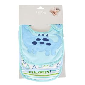 CANGAROO TIBBY előke 3 db újszülött méret KÉK – Zsebi Baba Shop