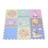 Moni HABTAPI 9 db-os puzzle pasztel ÁLLATOS – játszószőnyeg 2. kép