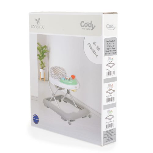Cangaroo Cody bébikomp szürke – bébikomp 1. kép