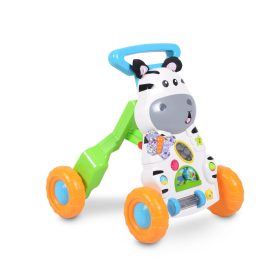 Moni MUSIC PUSH WALKER 2in1 járássegítő zebrás