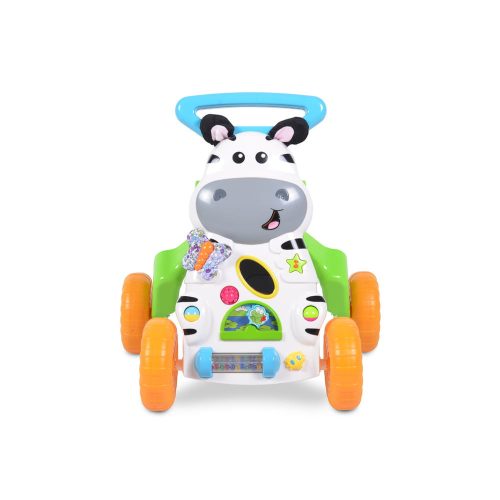 Moni MUSIC PUSH WALKER 2in1 járássegítő zebrás