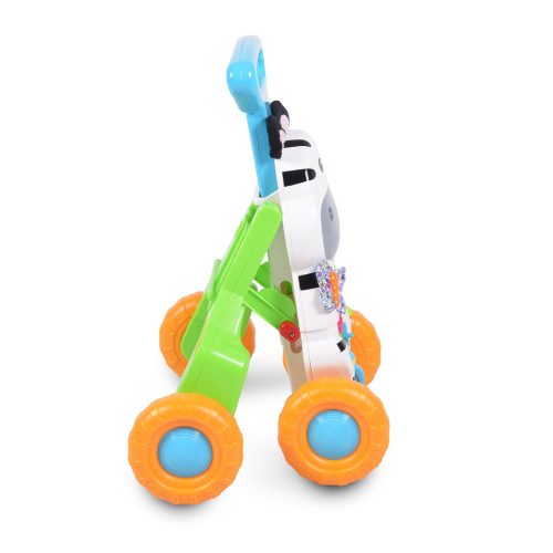 Moni MUSIC PUSH WALKER 2in1 járássegítő zebrás