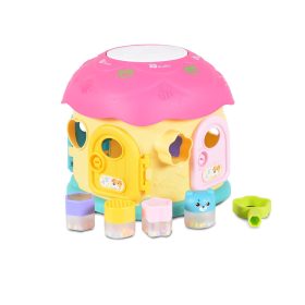 Moni Műanyagjáték GOMBAHÁZ formaberakó PINK – Zsebi Baba Shop