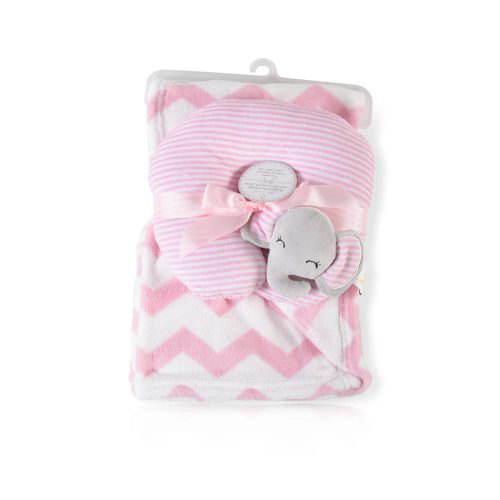 Cangaroo Sammy takaró párnával 90x75cm pink – babatermék 1. kép