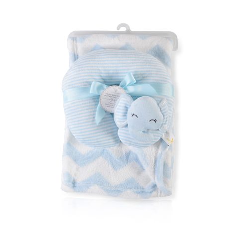 Cangaroo Sammy takaró párnával 90x75cm kék – babatermék 1. kép