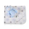 Cangaroo Takaró 90x75cm maci plüss kék – babatermék 2. kép