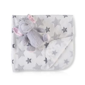 Cangaroo Takaró 90x75cm elefánt plüss szürke – babatermék 2. kép