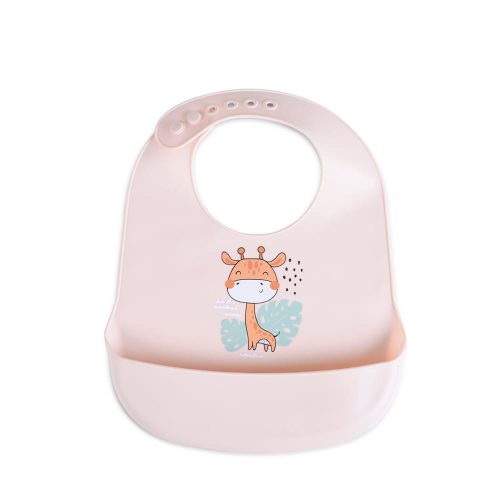 Cangaroo Rooibos szilikon előke pink zsiráf – Zsebi Baba Shop
