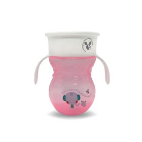 Cangaroo Cup 360as itatópohár 270ml pink – Zsebi Baba Shop