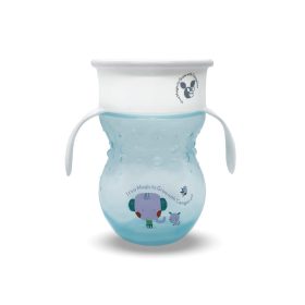 Cangaroo Cup 360as itatópohár 270ml kék – Zsebi Baba Shop
