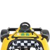 Cangaroo Daytona bébikomp 2in1 rezgő, autós sárga – bébikomp 1. kép