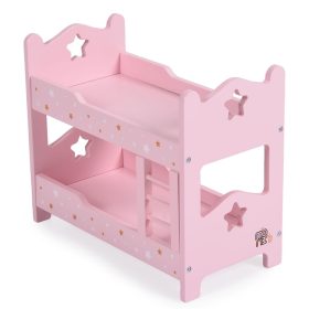 Moni Toys emeletes Babaágy játék babának PINK – Zsebi Baba Shop