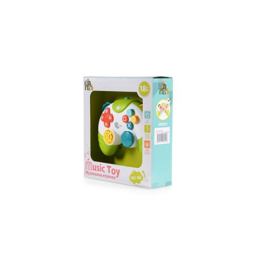 MONI Zenélő joystick ZÖLD/FEHÉR – Zsebi Baba Shop