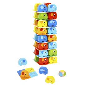 Tooky Toy 46 db-os egymásra rakható ELEFÁNTOK – Zsebi Baba Shop