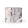 Cangaroo Takaró 90x75cm elefánt plüss pink – babatermék 4. kép
