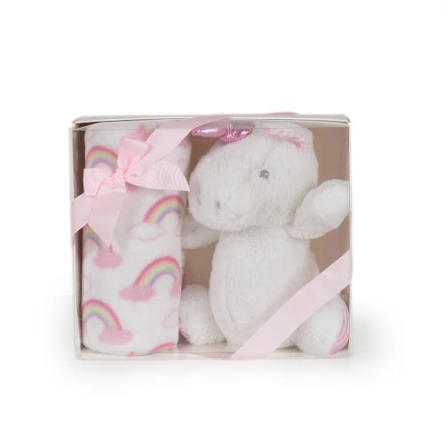 Cangaroo Takaró 90x75cm unikornis plüss pink – babatermék 3. kép