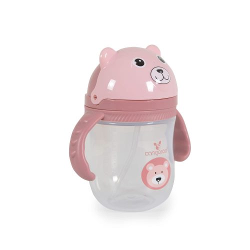 Cangaroo Berry itatópohár 240ml pink – Zsebi Baba Shop