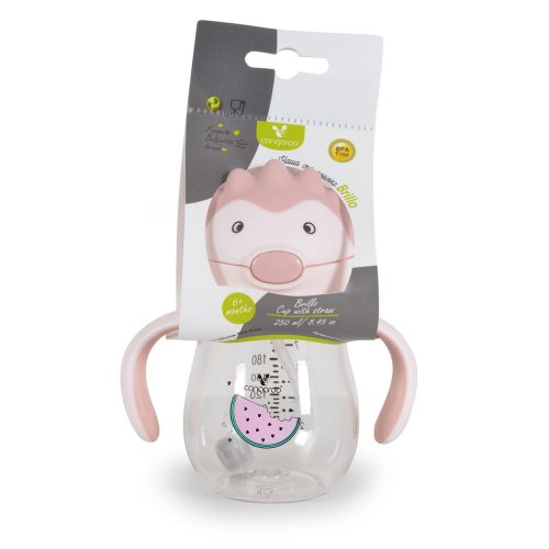 Cangaroo BRILLO itatópohár 250ml PINK – Zsebi Baba Shop