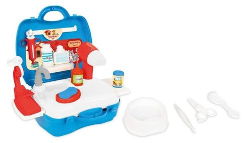 Pilsan állatorvos bőrönd szett műanyag KÉK – Zsebi Baba Shop
