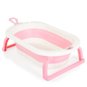   Cangaroo TERRA összecsukható kád digitális hőmérővel PINK