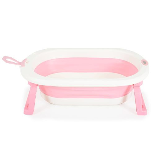 Cangaroo TERRA összecsukható kád digitális hőmérővel PINK