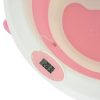 Cangaroo TERRA összecsukható kád digitális hőmérővel PINK