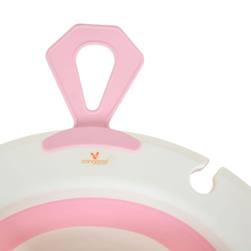 Cangaroo TERRA összecsukható kád digitális hőmérővel PINK