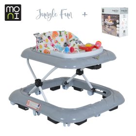 Moni JUNGLE FUN+ bébikomp, színes dobozban SZÜRKE – bébikomp 2. kép