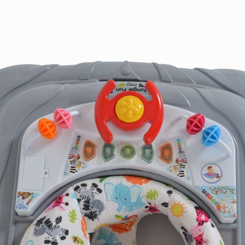 Moni JUNGLE FUN+ bébikomp, színes dobozban SZÜRKE – bébikomp 7. kép