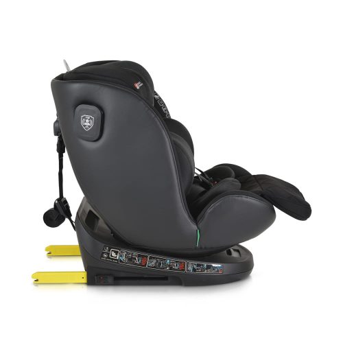 Cangaroo Castor autósülés i-size HANGJELZÉSSEL FEKETE – 40–150 cm-es autósülés 5. kép
