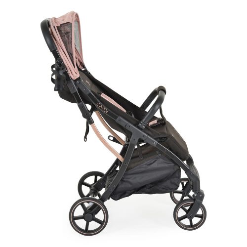 Moni CARDI babakocsi, egy gombbal csukható, hálós szellőző PINK – Zsebi Baba Shop