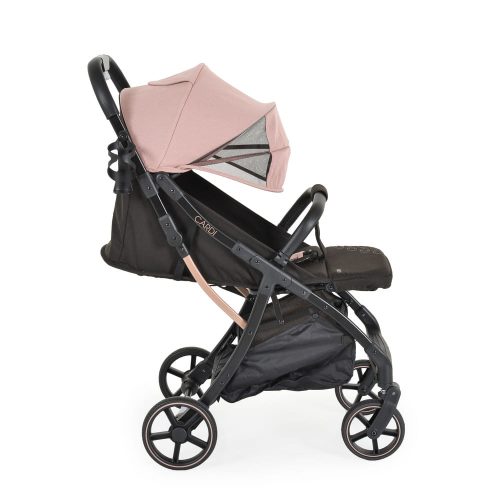 Moni CARDI babakocsi, egy gombbal csukható, hálós szellőző PINK – Zsebi Baba Shop