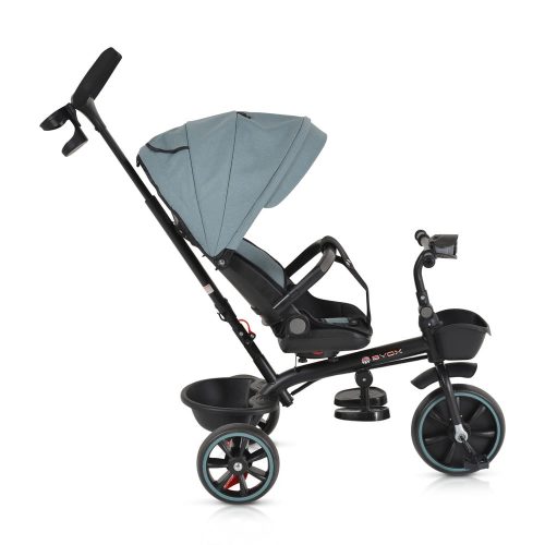 BYOX SUMMER tricikli szülőkaros, zenél, játék tartókkal KÉK – Zsebi Baba Shop