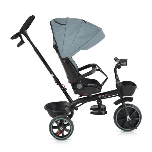 BYOX SUMMER tricikli szülőkaros, zenél, játék tartókkal KÉK – Zsebi Baba Shop