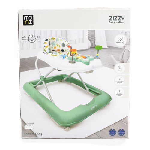 MONI ZIZZY bébikomp zenélős, 3 szint emelhető MENTA – bébikomp 1. kép